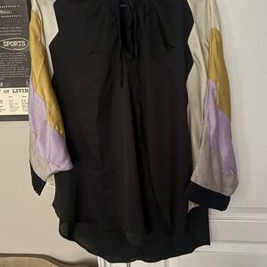 Fate Black Dressy Tunic Top